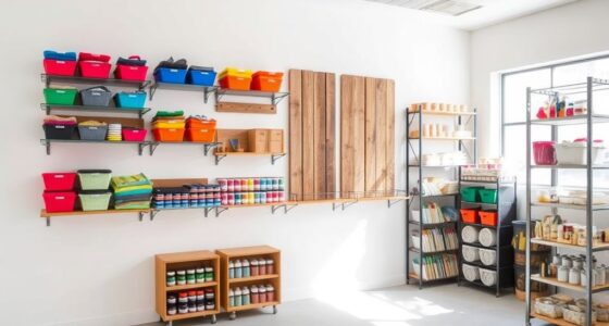 top craft room shelving ideas