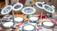 top crafting magnifying lamps