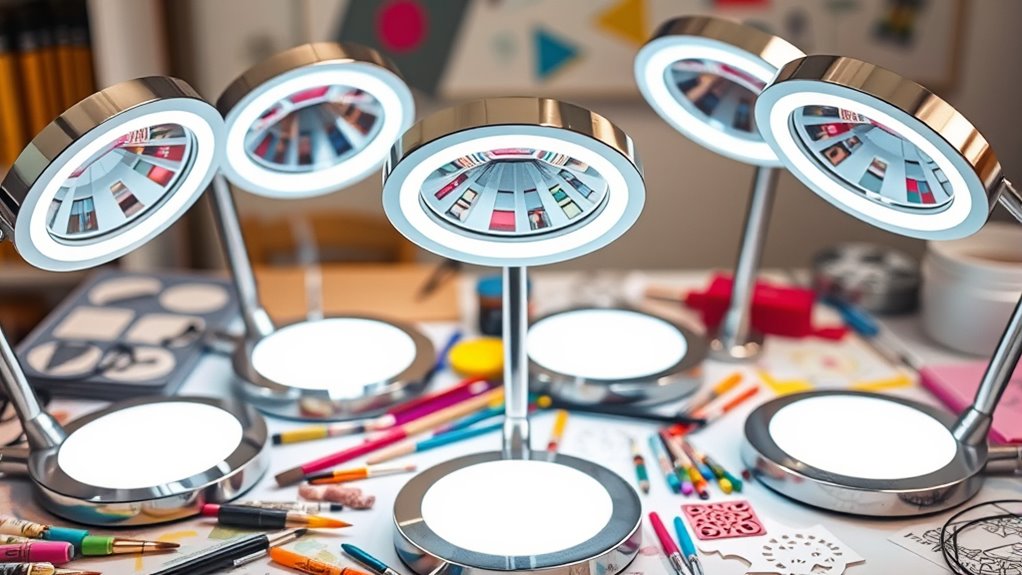 top crafting magnifying lamps