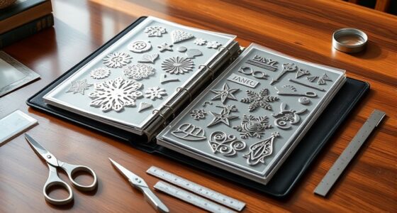 top die storage binder options