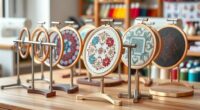 top embroidery hoop stands