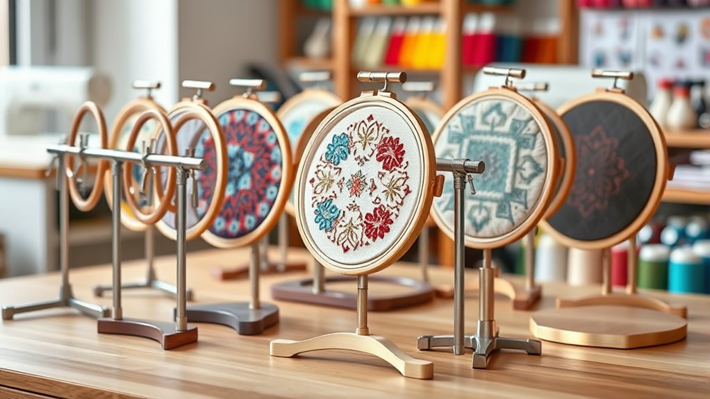 top embroidery hoop stands