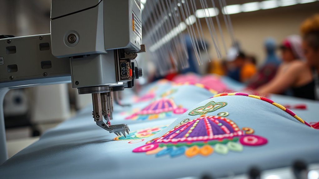 top hat embroidery machines