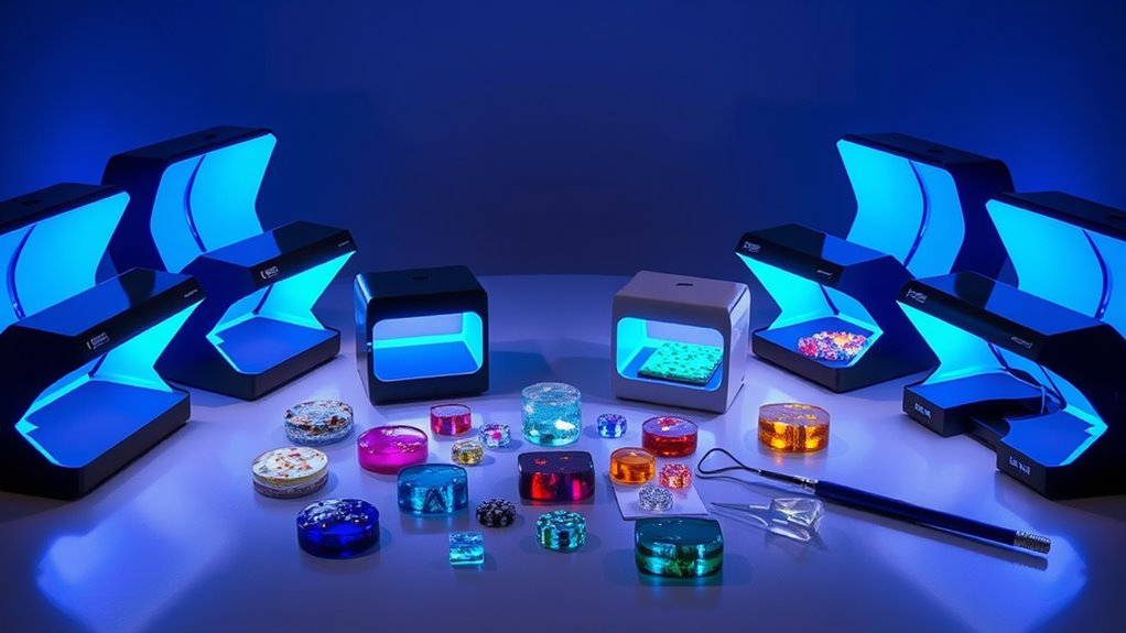 top resin curing uv lamps