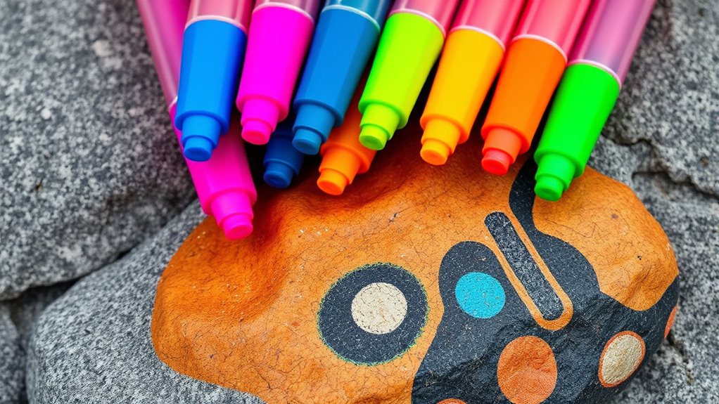 top rock painting markers