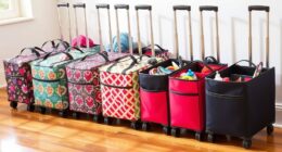 top rolling craft totes