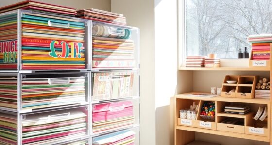 top scrapbook paper storage