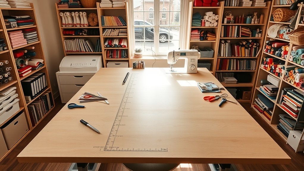 top sewing cutting tables