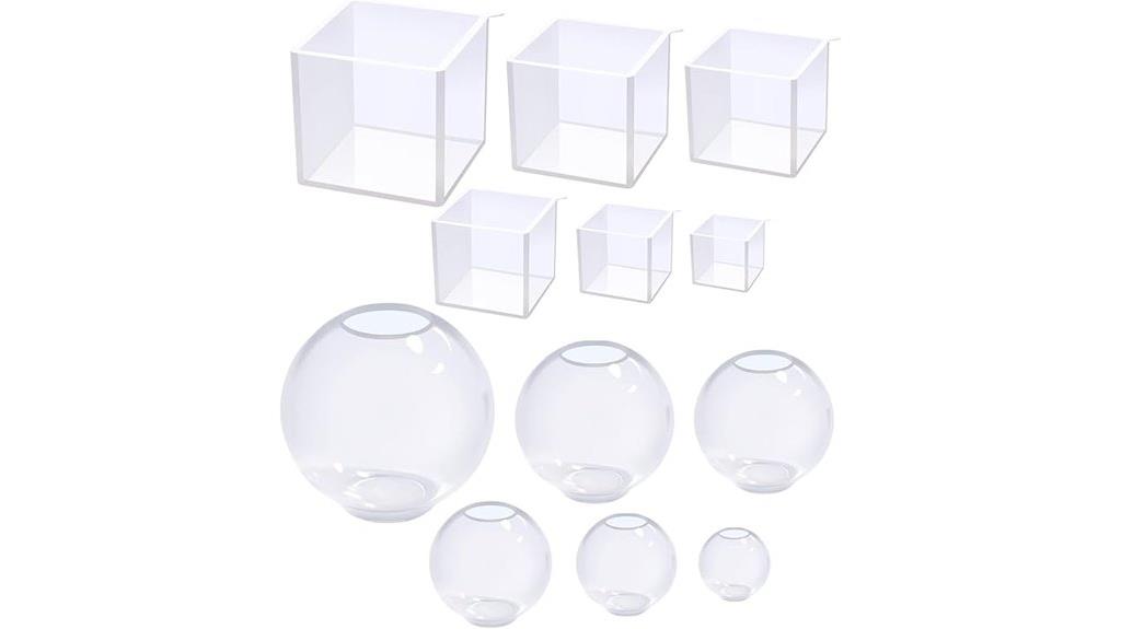 transparent resin mold set