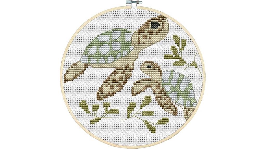 turtle cross stitch kit