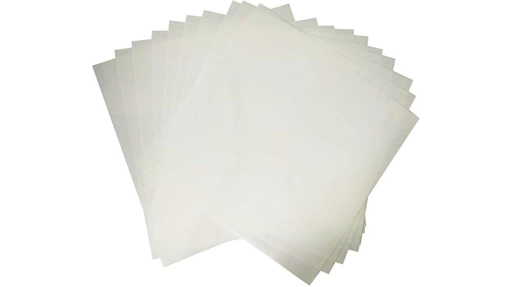 twelve 6mil stencil sheets