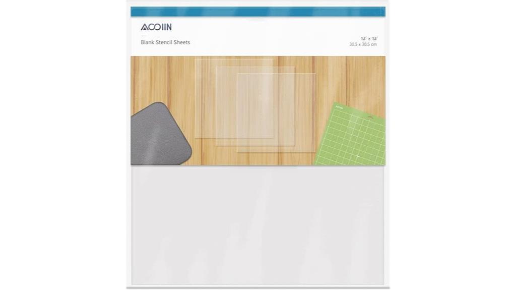 twenty five mylar stencil sheets