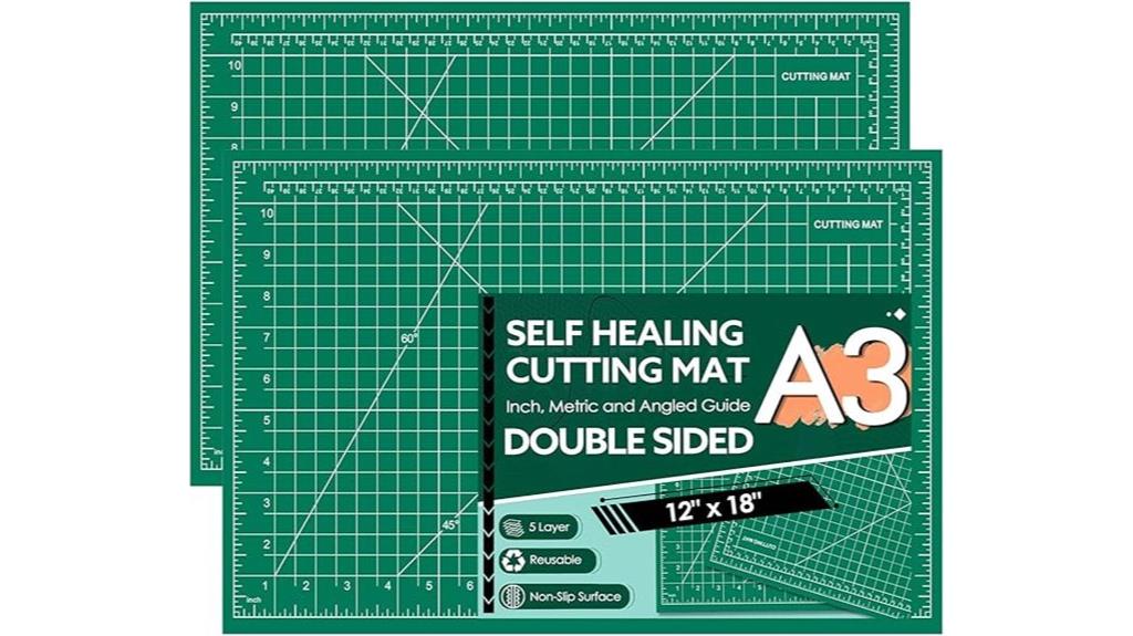 two 12x18 self healing mats