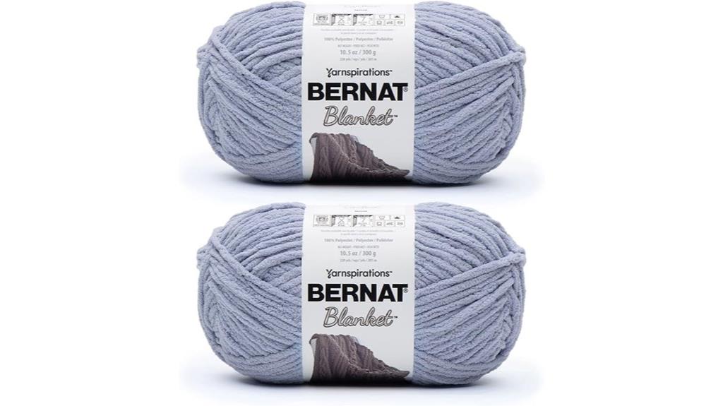 two pack cornflower baby yarn