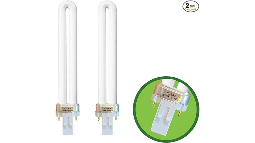 two pack fluorescent bulbs