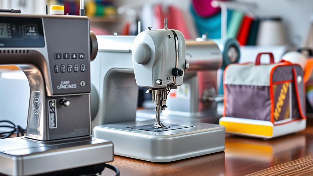 types of sewing machines