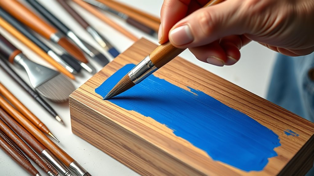 use quality brushes effectively