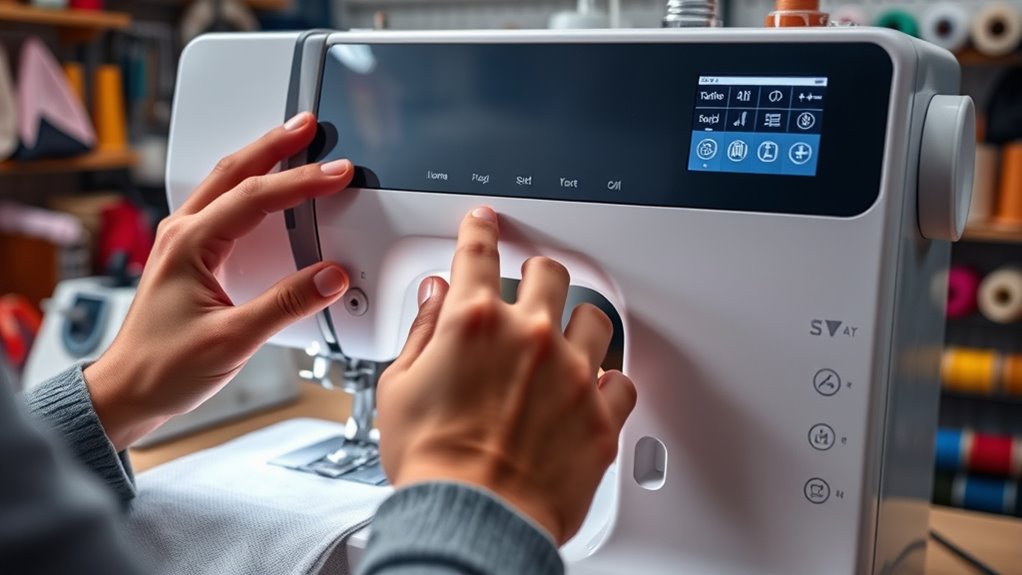 user friendly sewing machine features