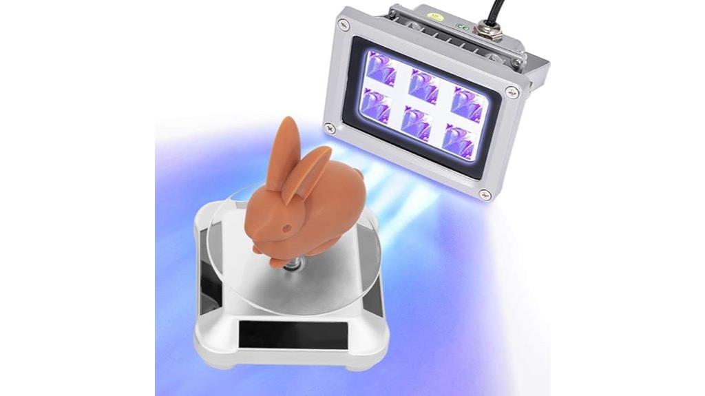 uv resin curing turntable