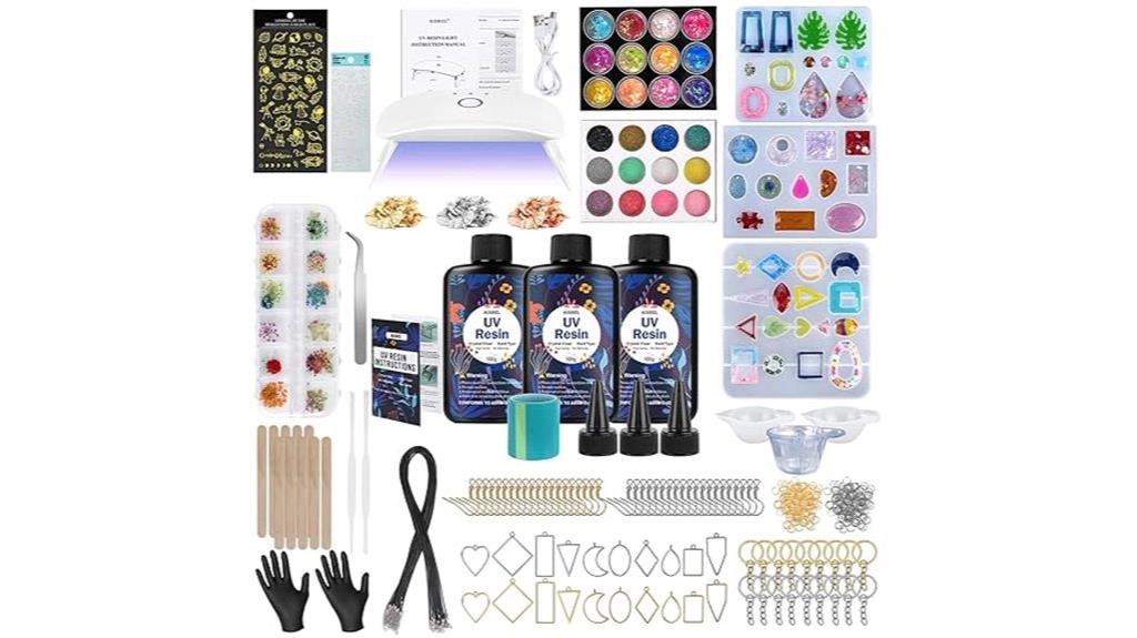uv resin jewelry kit