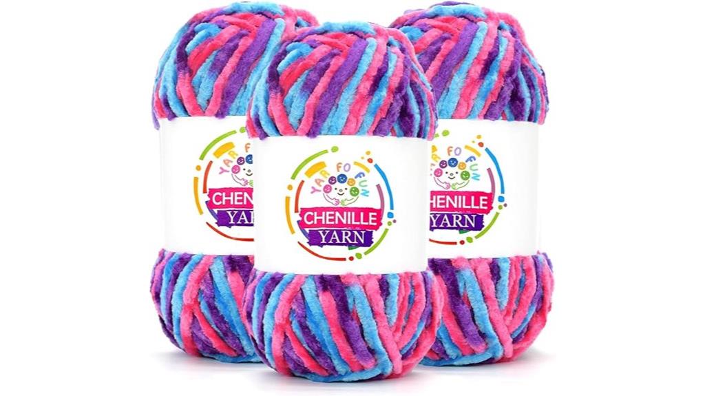 velvet chenille yarn set