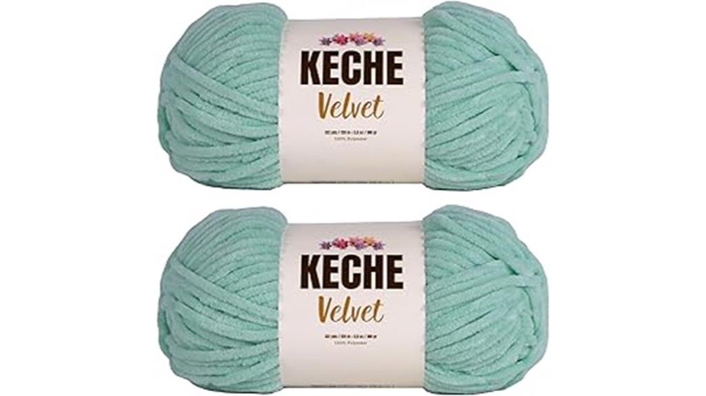 velvet yarn crochet skeins