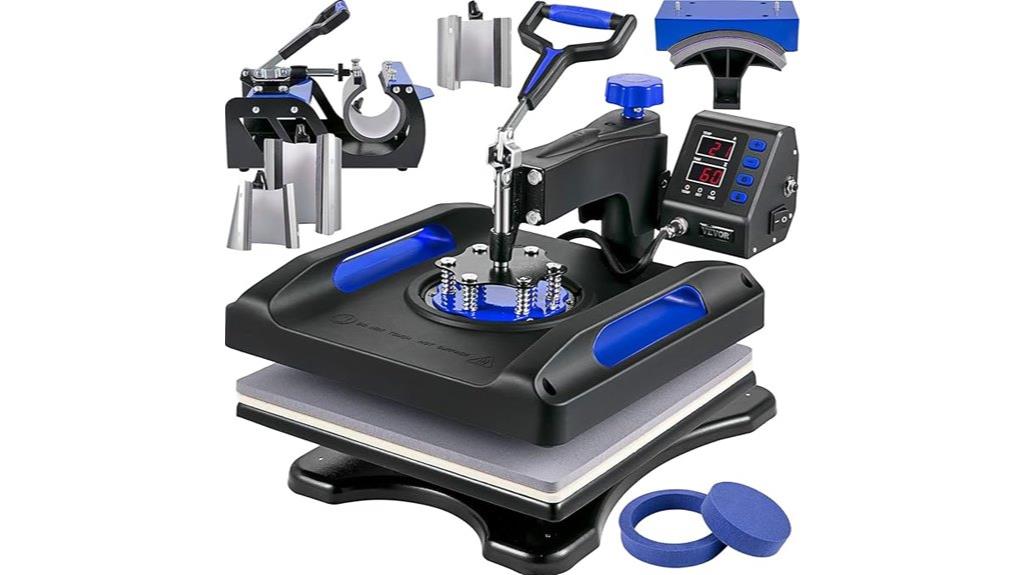 versatile 8 in 1 heat press