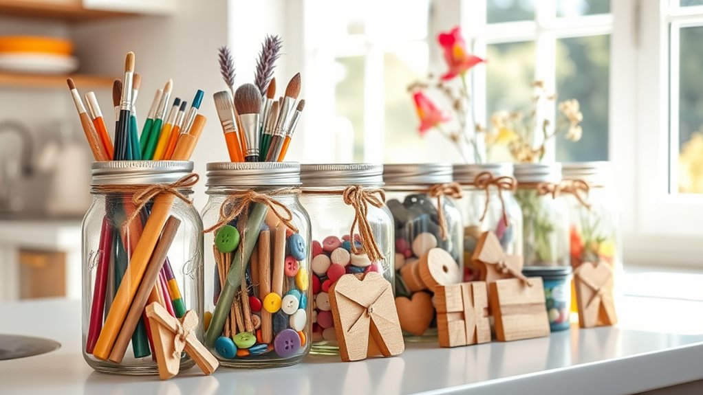 versatile clear glass storage