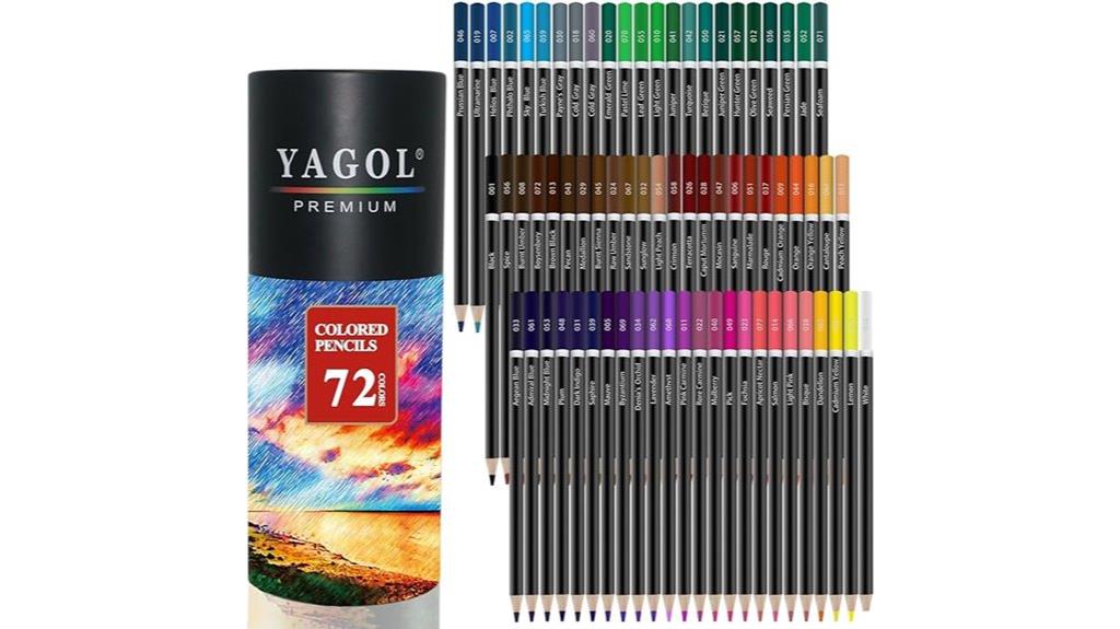 vibrant colored pencil sets