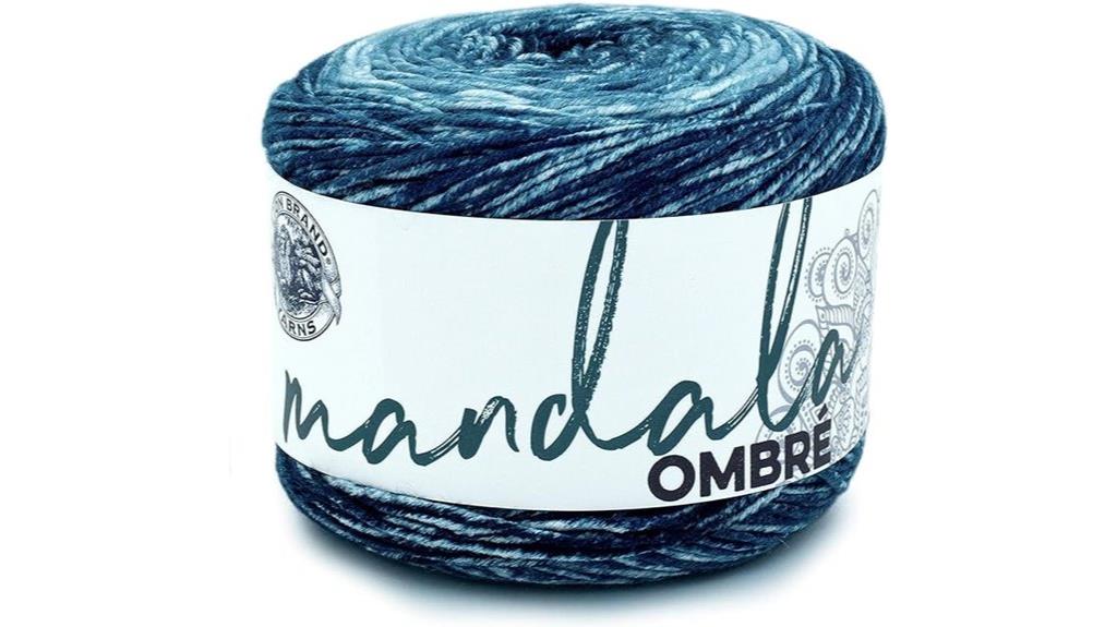 vibrant ombr yarn