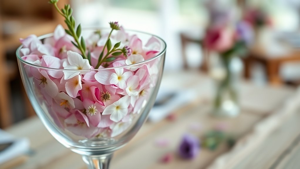 vibrant sustainable floral decor
