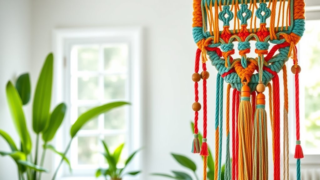 vibrant textured wall decor