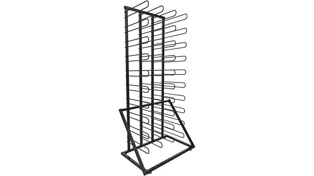 vinyl roll storage rack