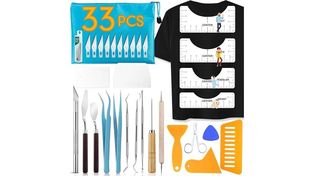 vinyl weeding and ruler set
