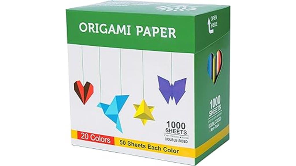 vivid double sided origami sheets