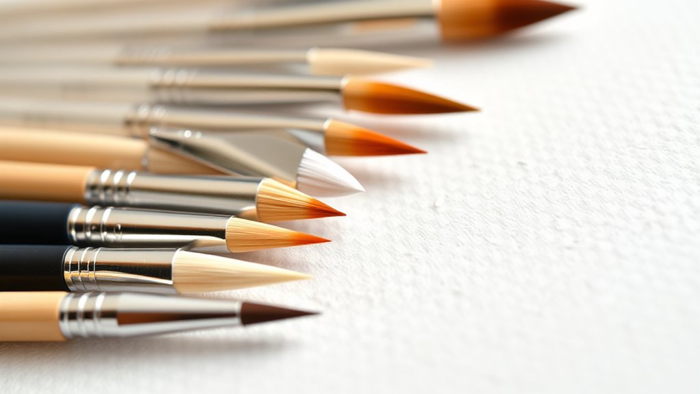 watercolor brush selection criteria