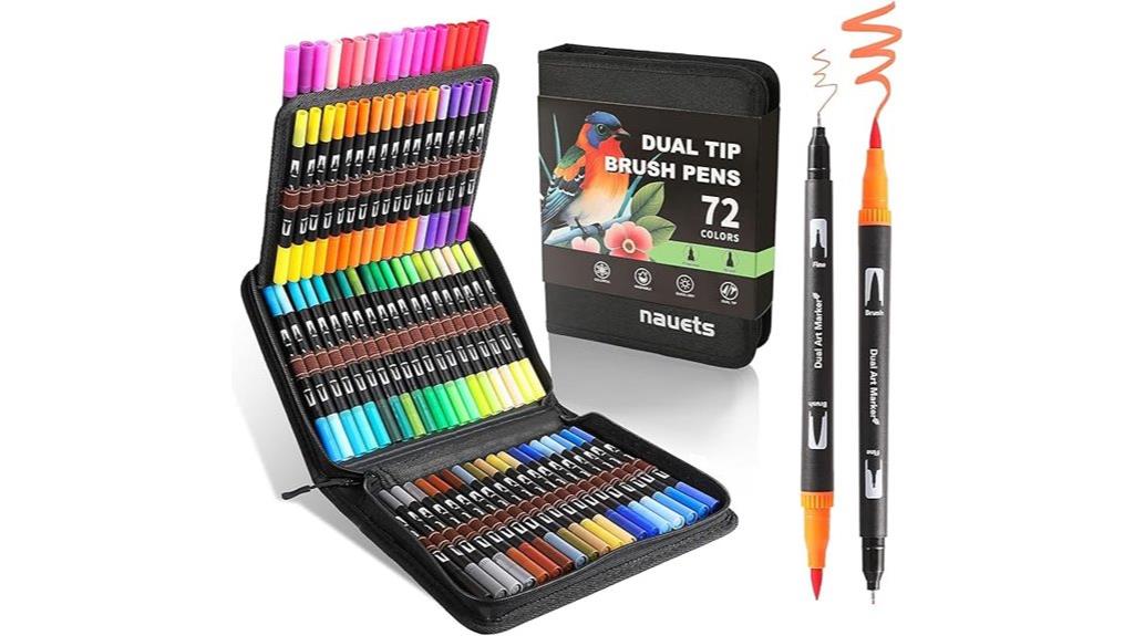 watercolor markers dual tip