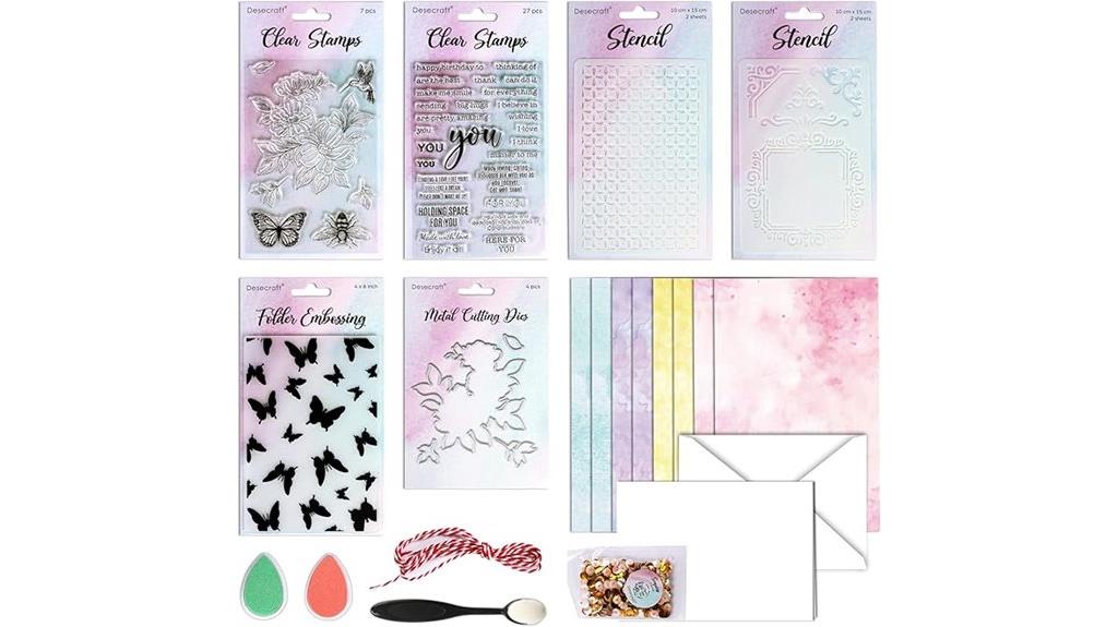 watercolor stamp craft set