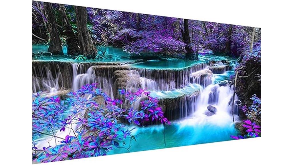 waterfall diamond painting kit