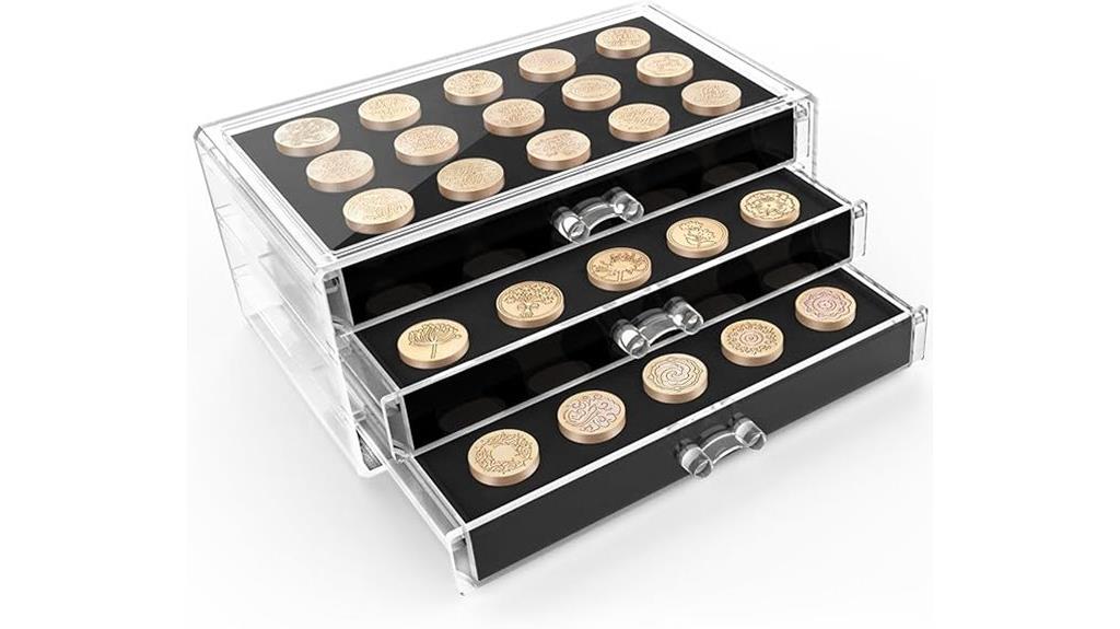 wax seal stamp storage