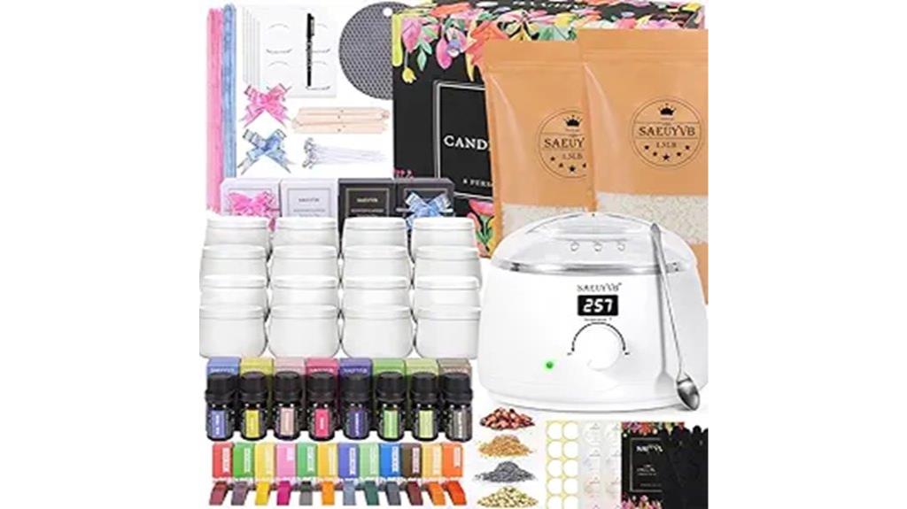 white candle making kit