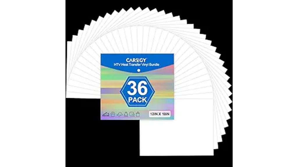 white htv t shirt sheets