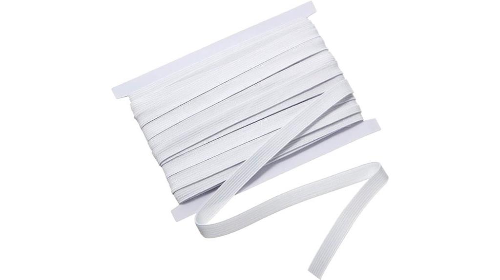 white knit elastic band