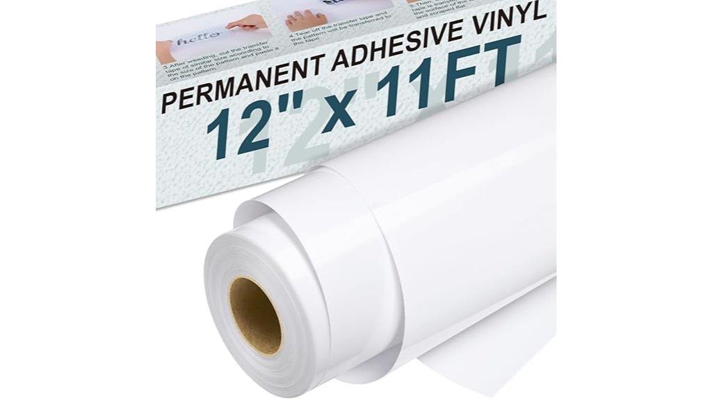 white permanent vinyl roll