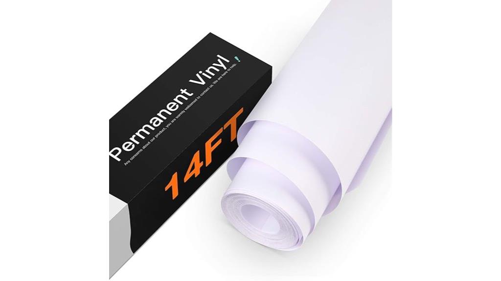 white vinyl roll