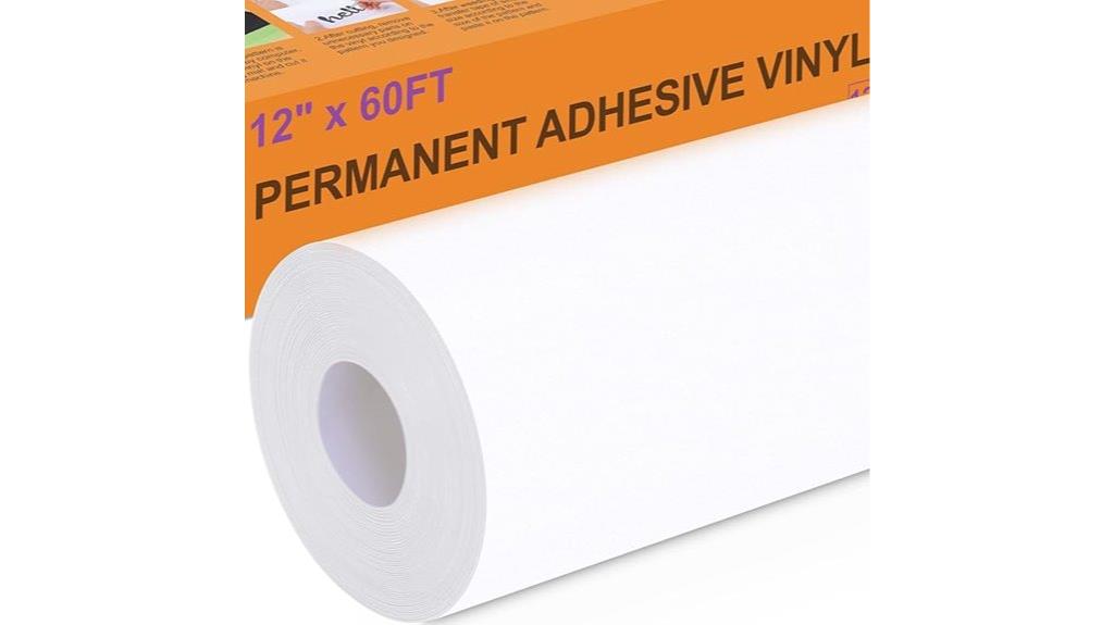 white vinyl roll