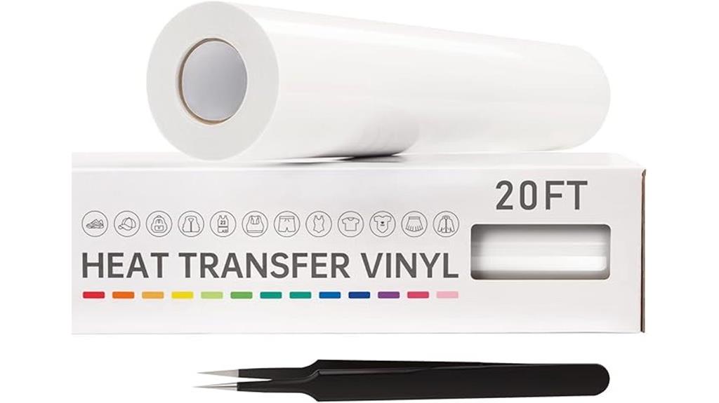 white vinyl roll 12x20