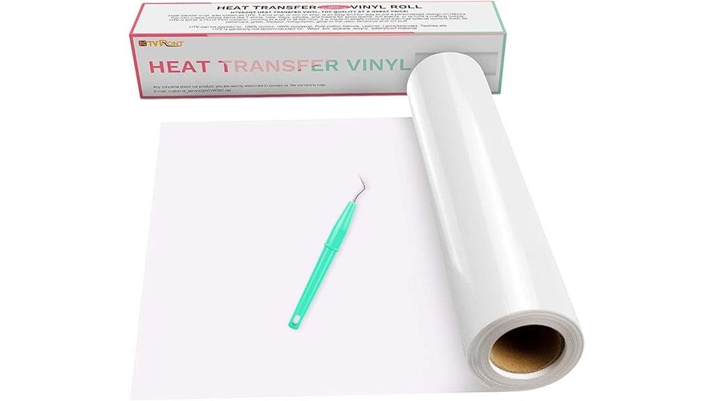white vinyl roll pack