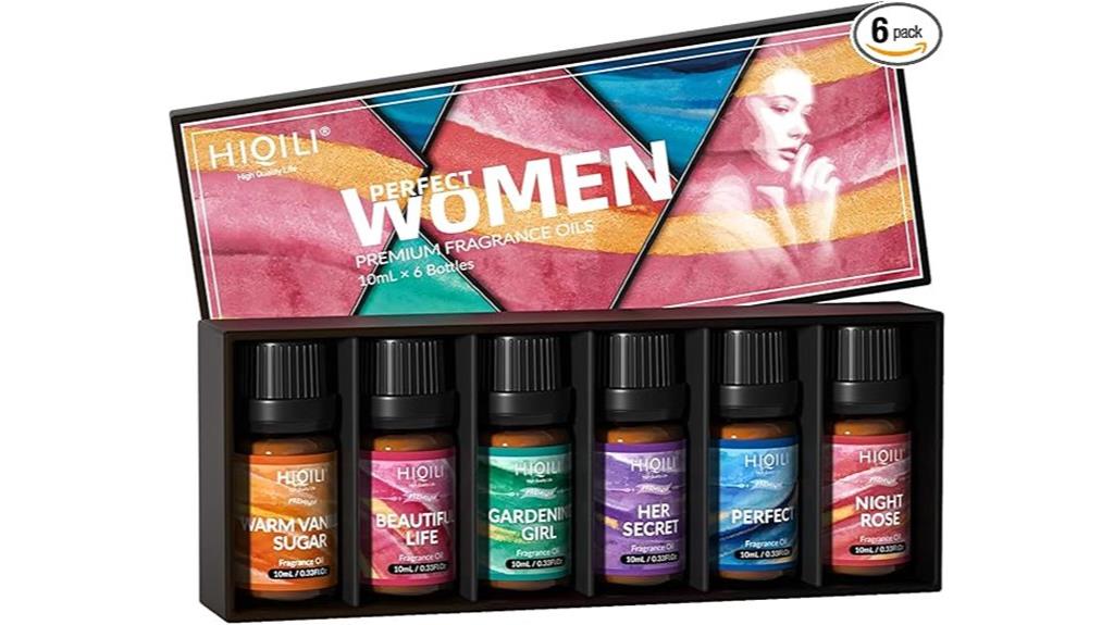 women s fragrance oil set