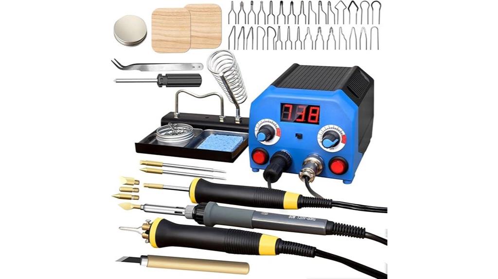 wood burning kit with thermometer